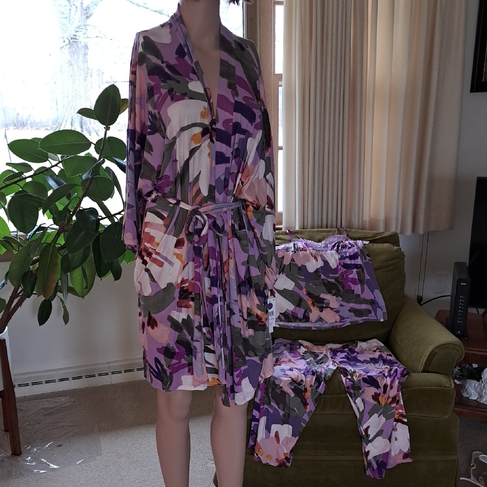 Linea Donatella L Pajama Set 3 Piece